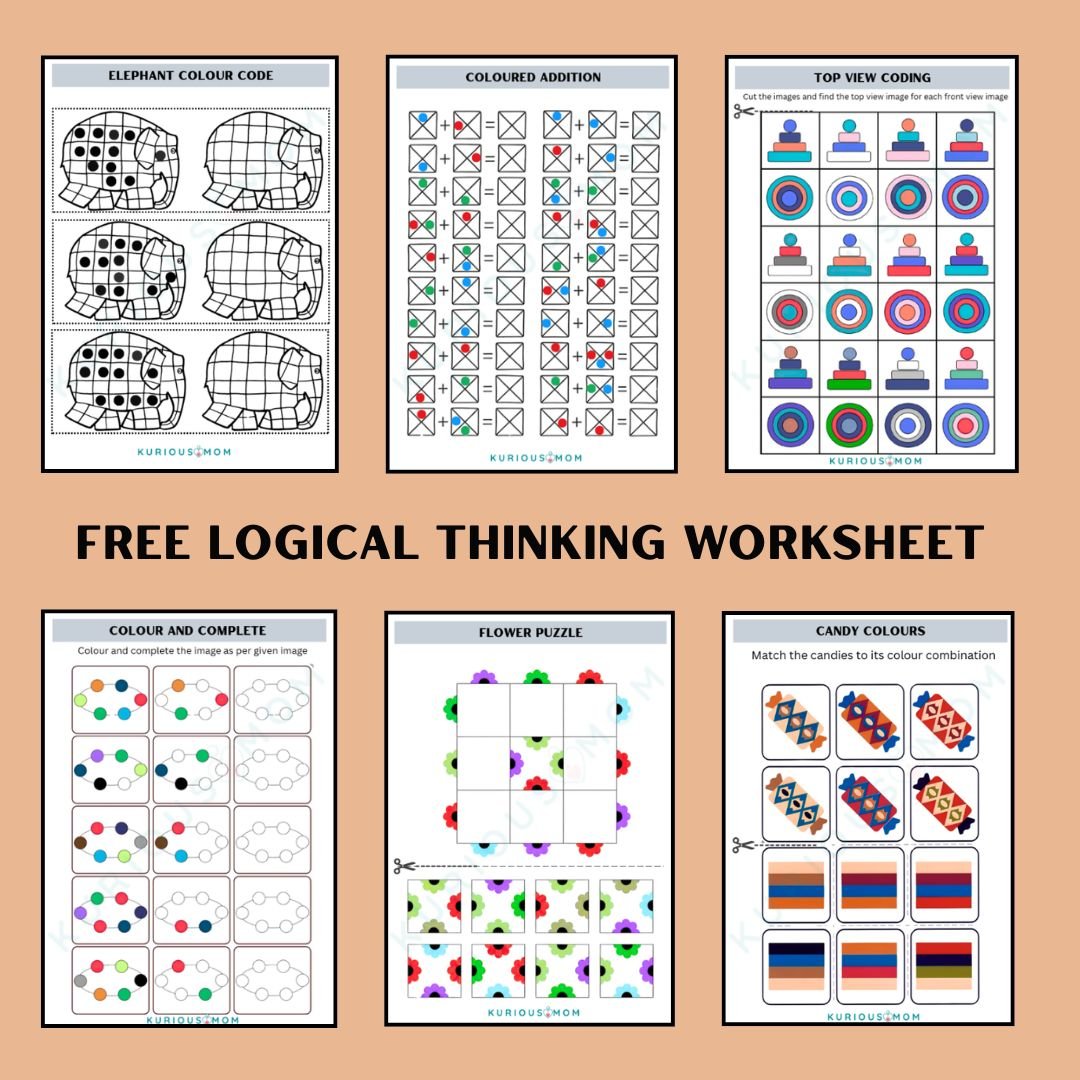 Logical thinking free worksheet - KuriousMom
