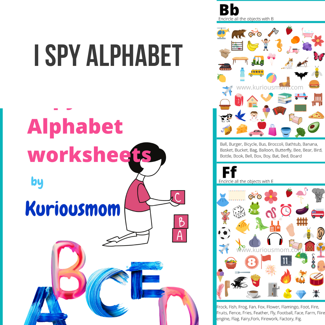Free Alphabet printables KuriousMom Free Alphabet printables KuriousMom