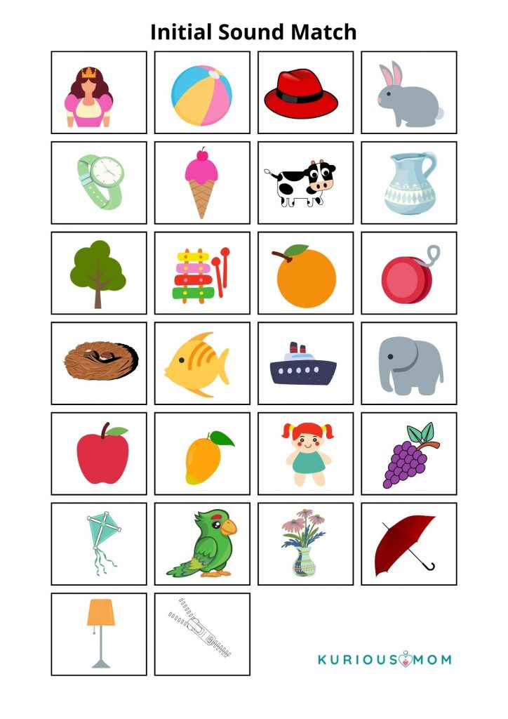 Phonics activity for kids - KuriousMom